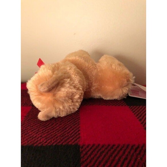 Amuse Brown Alpacasso Pom Pom Velvet Ribbon Alpaca Toreba Prize Plush 6.5" NWT - Picture 5 of 9